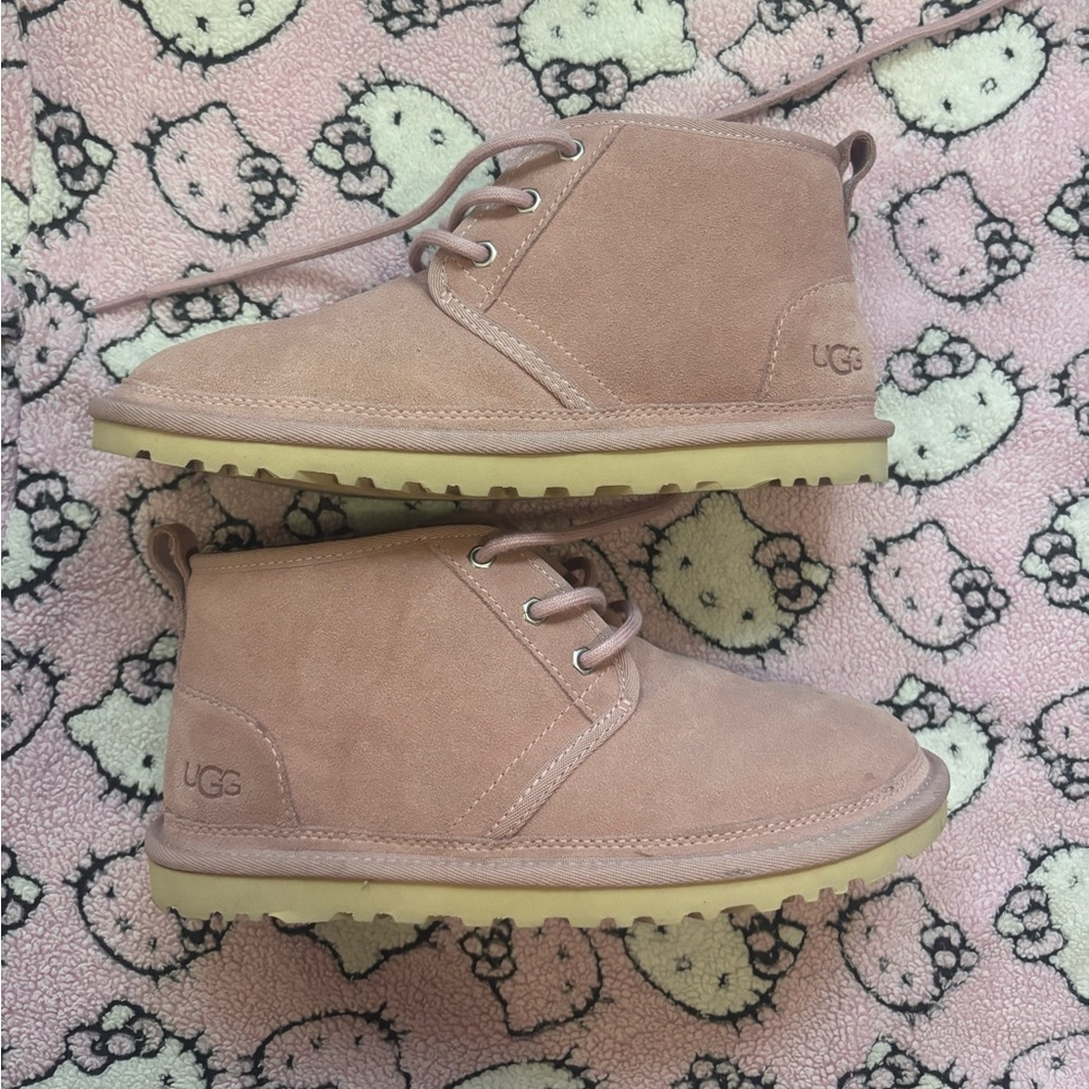 UGG Neumel Dusk Suede Sheepskin Ankle Boots Booties Shoes